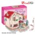 3D PUZZLE Holiday Bungalow Dollhouse (with flash led)