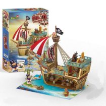 3D puzzle “Corabia piraților cu comori”, 157 elemente