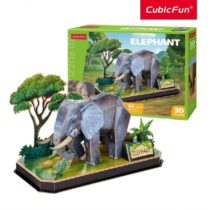 3D puzzle „Elefenat”, 42 elemente