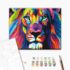Pictură pe numere 40*50 сm (fără cutie)  – Leu în culori de curcubeu