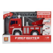 1:20 Mașină de pompieri cu furtun de apă cu fricțiune (lumini /sunete)