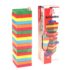 Jenga din lemn multicolor (54 piese)