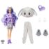 Păpușa Barbie în costum de pluș – Cățeluș „Barbie Cutie Reveal”