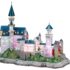 Puzzle 3D „Castelul Neuschwanstein” cu iluminare LED, 128 de elemente