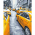 Pictură pe numere 40*50 cm (în cutie) – Taxi din New York