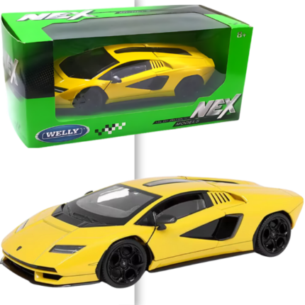 Коллекционный автомобиль LAMBORGHINI COUNTACH LPI 800-4 1:24 Welly LAMBORGHINI COUNTACH LPI 800-4 1:24  от производителя WellyМасштаб: 1:24Материал: металлический каркас, резиновые шины, детали автомобиля имитируют дизайн настоящего автомобиля, некоторые детали хромированы.Краска: Краска гладкая, густая, прочная и идеально глянцевая.Функция: Автомобиль может открывать 2 двери и передний капот. Руль управляемый.Производитель: WELLY Продукт изготовлен с соблюдением авторских прав.Автомобиль имеет реалистичный дизайн с подробными линиями моделирования, тонкое порошковое покрытие, очень подходит для демонстрации в гостиной, офисе, автомобильный станет интересным предметом коллекционирования в вашей комнате.