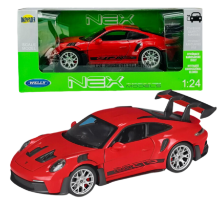 Коллекционный автомобиль PORSCHE 911 GT3 RS (992) 1:24 Welly PORSCHE 911 GT3 RS (992) 1:24  от производителя WellyМасштаб: 1:24Материал: металлический каркас, резиновые шины, детали автомобиля имитируют дизайн настоящего автомобиля, некоторые детали хромированы.Краска: Краска гладкая, густая, прочная и идеально глянцевая.Функция: Автомобиль может открывать 2 двери и передний капот. Руль управляемый.Производитель: WELLY Продукт изготовлен с соблюдением авторских прав.Автомобиль имеет реалистичный дизайн с подробными линиями моделирования, тонкое порошковое покрытие, очень подходит для демонстрации в гостиной, офисе, автомобильный станет интересным предметом коллекционирования в вашей комнате.