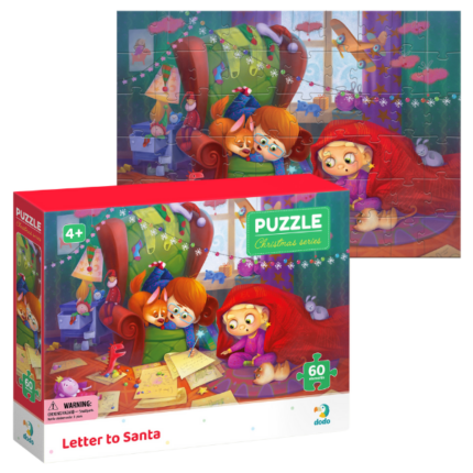 Puzzle "Scrisoarea lui Moș Crăciun", seria Crăciun, 60 elem.
