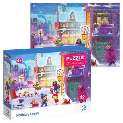 Puzzle "Orașul Sărbătorilor", seria Crăciun, 60 elem.