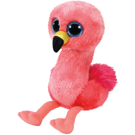 Розовый фламинго Gilda 15 см (Beanie Boos)