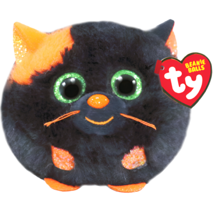 Черный кот SALEM 10 см (Beanie Balls) TY Incorporation – это безопасные и увлекательные плюшевые игрушки, которые являются необычайно популярными среди детей со всего земного шара. Они выполнены из антиаллергенных, экологически чистых и высококачественных материалов. А при их производстве было задействовано передовое и новейшее оборудование. 	Уникальные утяжеленные мячи Ty. 	Всегда приземляться на ноги при броске. 	Блестящие лаза и акцентированные лапы и уши. 	Мягкий  мех. 	Идеально помещается в руку. 	Включает официальное сердце Ty с днем ​​​​рождения и стихотворением.