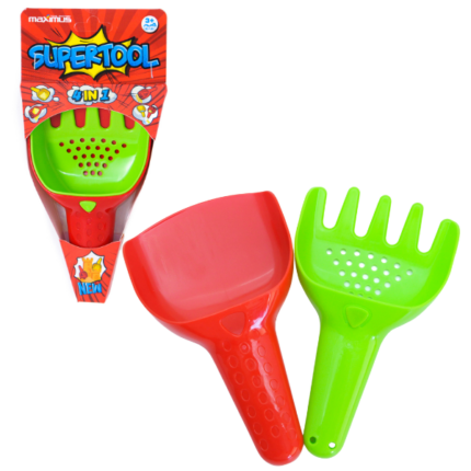 Super set 4 în 1 pentru nisip, 4 culori