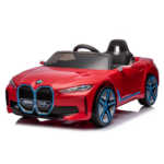 Электромобиль BMW I4, 12V7Ah, мотор 390Wx2, EVA колеса Наряду с удивительным опытом вождения, лицензионный автомобиль BMW I4, принесет радость вашим детям и станет их первым незабываемым опытом в мире вождения. Позвольте вашим малышам насладиться приключением на этом электрической машинке, которая превращает их мечты в реальность. Вместе с яркими впечатлениями от вождения этого стильного автомобиля ваш ребенок будет испытывать бесконечное удовольствие и радость каждый раз, когда садится за руль.Благодаря интегрированной системе управления этот автомобиль обладает функциями воспроизведения музыки с встроенным MP3-плеером, светодиодной подсветкой, гарантируя приятное вождение вашему ребенку.ДВА РЕЖИМА УПРАВЛЕНИЯ: Помимо автономного режима вождения для детей, родители могут перехватить управление с помощью беспроводного пульта с частотой 2,4 ГГц, если ребенок слишком мал для самостоятельного вождения, избегая потенциальной опасности. Это также идеальное решение для малышей, которые еще не могут безопасно управлять автомобилем.БЕЗОПАСНЫЙ И КОМФОРТНЫЙ ОПЫТ ВОЖДЕНИЯ:a. Технология мягкого старта обеспечивает плавный запуск и торможение игрушечного автомобиля, чтобы не пугать ребенка резкими маневрами.b. Задние колеса оснащены системой подвески на пружинах, обеспечивая плавное и комфортное движение как на улице, так и в помещении.c. Ремень безопасностиЭлектрическая машина на 12 вольт предлагает два цвета на выбор и подходит как для мальчиков, так и для девочек от 3 до 8 лет. С реалистичным дизайном передних и задних фар и доступными двойными дверями этот внедорожник обеспечит вашим детям лучший вождения.