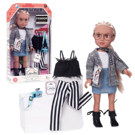 Set de joc din seria Camilla "Fetița fotograf", 44 cm