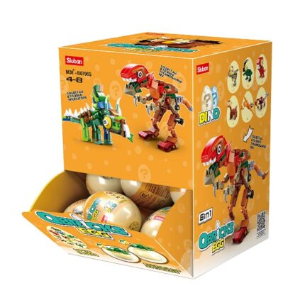 КОНСТРУКТОР QBRICKS — Egg Dino (12 моделей)