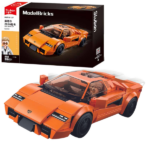 Set de construcție „Mașină sport 2020”, 264 elem. Setul de construcție de la Sluban Model Bricks „Mașină sport 2020”, vă permite să asamblați un model realist a unui automobil. Setul include 1 minifigurină. Piesele din plastic sunt de înaltă calitate, toate elementele designului se unesc în mod fiabil între ele și pot fi demontate ușor. Setul este compatibil cu modele de construcție de la producători mondiali, inclusiv Lego. 	Număr de piese: 264 	Copilul nu numai că se va bucura de procesul de asamblare, dar se va putea juca și cu modelul finisat. 	Lungimea modelului asamblat: 15,4 сmConstructorul este o jucărie educațională minunată. Un set bun de construcție pentru copii deschide spațiu pentru creativitate, oferă copilului posibilitatea de a-și arăta abilitățile și ajută la dezvoltarea acestora. Produsul este fabricat din plastic ecologic și respectă standardele sanitare și tehnice și standardele de calitate.Setul de construcție Sluban este un cadou minunat pentru un copil. Asamblarea unui set de construcție este o activitate fascinantă atât pentru băieți, cât și pentru fete. Un copil poate construi o mașină, un castel sau o fortăreață cu propriile mâini și apoi să se joace cu ele. Seturile de la producătorul Sluban dezvoltă gândirea logică și percepția tridimensională a copilului