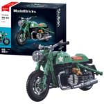 Конструктор “Мотоцикл R75MS”, масштаб 1:12, 215 элем. Конструктор Sluban Model Bricks “Мотоцикл R75MS”, позволит собственными руками собрать реалистичную модель мотоцикла. Детали изготовленных из высококачественной пластмассы, все элементы конструктора надёжно соединяются между собой и разбираются без особого труда. Набор совместим с моделями конструкторов мировых производителей, в том числе с Лего.  	Количество деталей: 215 	Длина собранной модели: 15,2 см 	Ребенок не только насладится процессом сборки, но и сможет поиграть с готовой моделькой.Конструктор – прекрасная развивающая игрушка. Хороший детский конструктор открывает простор для творчества, дает ребенку возможность проявить свои способности и помогает развивать их. Изделие изготовлено из экологического пластика, соответствует санитарно-техническим нормам и стандартам качества.Конструктор Sluban – это прекрасный подарок для ребенка. Собирать конструктор – увлекательное занятие, как для мальчика, так и для девочки. Ребенок может построить своими руками машинку, замок или крепость и потом играть с ними. Конструкторы производителя Sluban развивают логическое мышление и объемное восприятие ребенка.