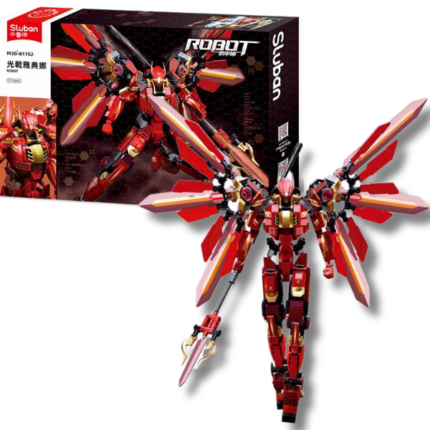 Set de construcție „Robot — Atena», 511 elem. Setul de construcție de la Sluban Atomic Storm„Robot - Atena",, va permite să asamblați un model unic a unui robot de luptă. Piesele din plastic sunt de înaltă calitate, toate elementele designului se unesc în mod fiabil între ele și pot fi demontate ușor. Setul este compatibil cu modele de construcție de la producători mondiali, inclusiv Lego. 	Număr de piese: 511 	Copilul nu numai că se va bucura de procesul de asamblare, dar se va putea juca și cu modelul finisat. 	Lungimea modelului asamblat: 40,9 сmConstructorul este o jucărie educațională minunată. Un set bun de construcție pentru copii deschide spațiu pentru creativitate, oferă copilului posibilitatea de a-și arăta abilitățile și ajută la dezvoltarea acestora. Produsul este fabricat din plastic ecologic și respectă standardele sanitare și tehnice și standardele de calitate.Setul de construcție Sluban este un cadou minunat pentru un copil. Asamblarea unui set de construcție este o activitate fascinantă atât pentru băieți, cât și pentru fete. Un copil poate construi o mașină, un castel sau o fortăreață cu propriile mâini și apoi să se joace cu ele. Seturile de la producătorul Sluban dezvoltă gândirea logică și percepția tridimensională a copilului.