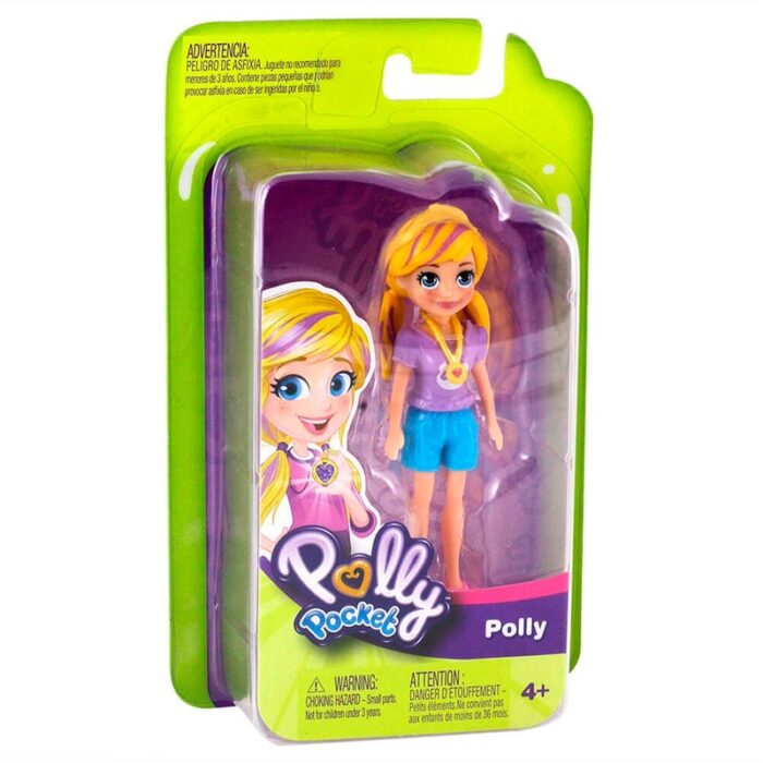 Polly Pocket Papusa Mini (as.) Este timpul pentru veselie și distracție cu păpușa Polly Pocket și prietenii ei! Mini-papusile (8 cm) sunt imbracate in haine si pantofi eleganti. Colectează întreaga colecție de păpuși și creează multe aventuri pentru ele. Toate păpușile se vând separat, în funcție de disponibilitate. Culorile și aspectul pot diferi de cele prezentate.