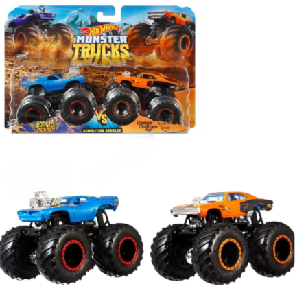Hot Wheels "Monster Trucks" Набор из 2 машинок-внедорожников (в асс.)