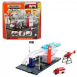 Hot Wheels Игровой набор «Спасательный вертолёт» Matchbox Набор "Спасательный вертолет" серии "Неотложная помощь" Matchbox позволяет окунуться в реалистичные происшествия, связанные с эвакуацией раненых. Некоторые функции активируются машинками. Например, чтобы открыть аварийные ворота, надо подтолкнуть вперед карету скорой помощи в масштабе 1:64!В комплекте идет пластиковый вертолет с пропеллером, который вращается и функцией транспортера. Игровой набор легко соединяется с другими наборами Matchbox и Hot Wheels City с помощью специальных разъемов. Цвет и внешний вид могут отличаться.