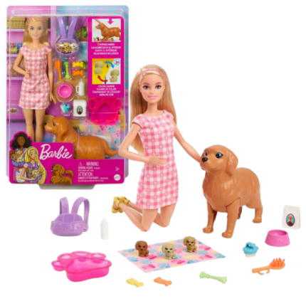 Игровой набор Barbie "Новорожденные щенки"