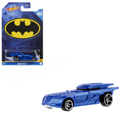 Hot Wheels Тематическая машинка «Batman» (в асс.) Тематические машинки "Batman" в масштабе 1:64 восхищают своим точным и реалистичным воссозданием дизайна машин из фильма "Batman". С ними можно повторить любимые сцены из фильма или устроить собственные суперскоростные гонки. Эти знаковые модели в масштабе 1:64 станут отличным подарком для коллекционеров всех возрастов.Каждая машинка станет особенным дополнением коллекции. Точная детализация и аутентичный стиль просто поражают, ведь они делают машинки очень похожими на их реальные прототипы. Выбери свою любимую машинку или собери их все - от твоей коллекции все будут в восторге! Цвет и внешний вид могут отличаться.