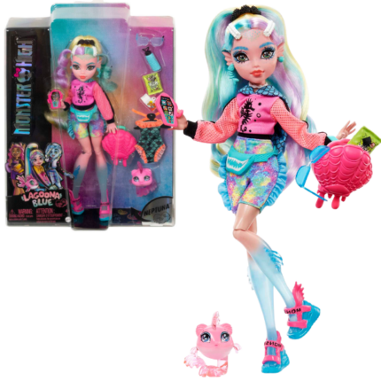 Игровой набор Monster High "Лагуна Блю и Нептуна", с аксессуарами