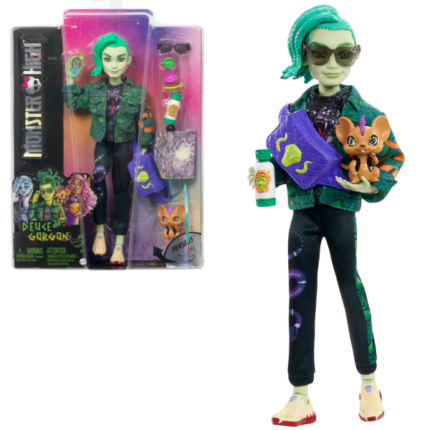 Set de joc Monster High " Deuce Gorgon și Perseus", cu accesorii