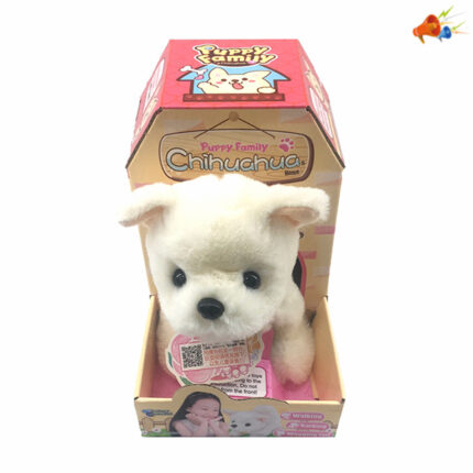 Интерактивная собачка «Puppy Family» Chihuahua (со звуком) Милая интерактивная собачка приведёт в восторг любого малыша. Щенок умеет лаять, ходить и весело вилять хвостиком и головой. Игрушка выполнена из безопасных, приятных на ощупь материалов. Такая игрушка помогает развить в ребёнке мелкую моторику, логику и любовь к животным.Материал: пластик, плюш.Рекомендуемый возраст: 3+