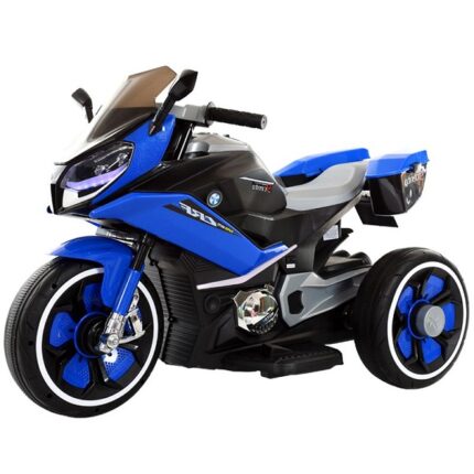 Motocicletă electrică, 12V3,2Ah, motor 380 х 2 Motocicletă electrică (Albastră)2*380, 6V7AH, MP3, USB, luminăCapacitatea maximă: 30 kg