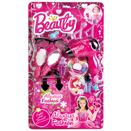 Set de joc «Accesorii pentru frumusețe» Set de joc "Accesorii pentru frumusețe"Caracteristici:- include tot ce este necesar pentru ca fiecare fată să se simtă adultă;- un numar mare de accesorii nu o va lasa pe mica fashionista sa se plictiseasca."Accesorii pentru frumusețe" este un set care conține tot ce este necesar pentru ca fiecare fată să se simtă adultă. Un set colorat cu oglindă cu diverse accesorii.