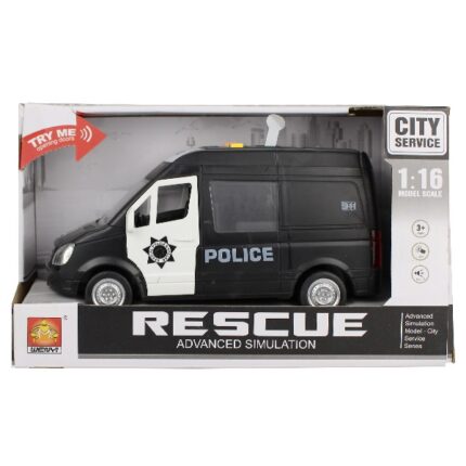 1:16 Masina cu inertie "SWAT Van" (lumina / sunet)