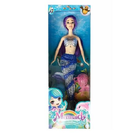 Кукла Mermaidy 20см (свет, звук) Кукла Mermaidy  – это чудесная игрушка для маленьких девочек, которая подарит много радости и увлекательных игр. Кукла выполнена в виде русалки, её наряд яркий и волшебный, а также оснащена световыми и звуковыми эффектами, которые делают игру ещё более интересной. При активации, кукла издает приятные звуки и мигает огоньками, создавая атмосферу настоящего морского приключения. Идеально подходит для детей от 3 лет. Эта кукла станет лучшим другом для вашего малыша и будет сопровождать её в увлекательных играх и фантазиях.