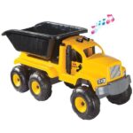 Грузовик «Big Foot Truck» Грузовик от Pilsan "Big Foot Truck" подарит радость каждому мальчишке! Какой малыш не мечтает стать обладателем солидного грузовика, такого же как большой, только в миниатюре. Яркий и стильный, он станет главным участником игр малыша. Малыш обязательно почувствует себя в роли водителя, который доставляет необходимый товар. Такая игра поможет ему стать более внимательным и усидчивым. Грузовик станет идеальным спутником игр, где ребенок сможет почувствовать себя ответственным за груз, научиться терпению и станет более внимательным. 	Рекомендуемый возраст: 3+ 	Прочный и качественный пластик 	Элегантный и эргономичный дизайн 	Возможность использования в открытых и закрытых помещениях 	Высококачественное сырье, которое не содержит канцерогенных веществ 