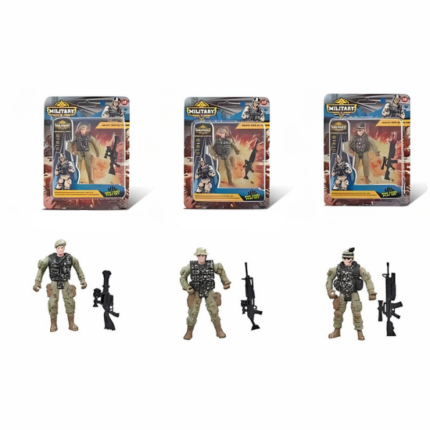 Set de joc "Soldați cu arme" 3 stiluri