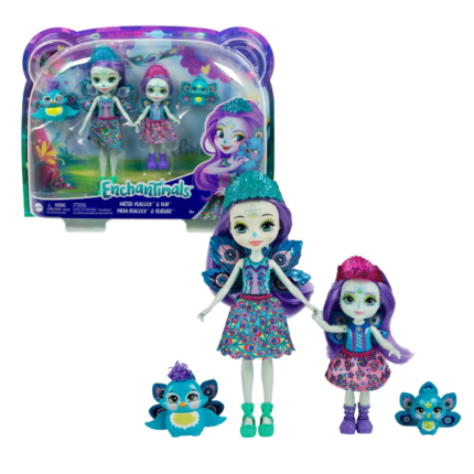 Enchantimals "Păunițele Patter și Surioara"
