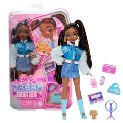 Păpușa Barbie Dream Besties "Brooklyn" cu accesorii