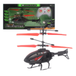 RC Helicopter, USB-încărcare Acest elicopter telecomandat este un model excelent pentru pasionații de jucării aeronautice. Elicopterul este echipat cu motor electric, ceea ce îl face ideal pentru zboruri atât în interior, cât și în aer liber.Setul include: 	Elicopter zburător 	Telecomandă 	Cablu USB pentru încărcareEste un cadou minunat pentru băieți, care va aduce multă distracție! Elicopterul este ușor de controlat și este perfect pentru copiii mici.