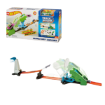 Игровой набор «Суперпрыжок», Hot Wheels Ощутите настоящий драйв гонок с игровым набором Hot Wheels Track Builder "Суперпрыжок"! Этот увлекательный трек с подвижными деталями добавит азарта в каждое соревнование. Запустите машинку с трамплина, попадите на катапульту и активируйте флажок победителя! Высоту трамплина можно регулировать, что позволяет экспериментировать с длиной прыжка для точных попаданий.Особенности: 	Динамический трек с подвижными элементами 	Регулируемый трамплин для изменения траектории прыжка 	Катапульта, активирующая флажок победителя 	В комплекте 1 машинка Hot Wheels 	Совместим с другими треками Hot Wheels Track BuilderПольза для детей: 	Развивает координацию движений и внимательность 	Улучшает пространственное мышление и точность 	Стимулирует креативность и социальные навыки при игре с друзьямиСоздавайте собственные уникальные гоночные сценарии и соревнуйтесь с друзьями с набором Hot Wheels Track Builder "Суперпрыжок"!