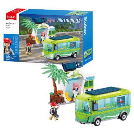 Set de construcție "Noul autobuz electric", 239 elem.