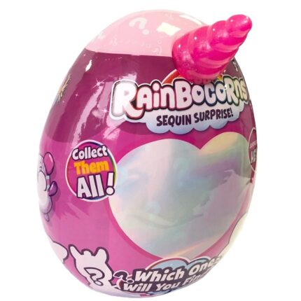 RainBocorns Мягкая игрушка - сюрприз сочетает в себе самые модные тренды: блёстки, секрет, распаковку и wow-эффект.Поклонники распаковки, единорогов и блёсток полюбят эту коллекцию игрушек!Особенности:• Ребенок с большой радостью будет ухаживать за своим новым плюшевым питомцем, проявляя заботу и внимание.• Мягкую плюшевую зверушку можно брать с собой на прогулку и в поездку, играть с ним в весёлые игры или сладко спать, обнявшись.• Мягкая игрушка сможет поднять настроение и подарить много радости во время игры.• Окрашена в яркие цвета.В наборе: игрушка, яйцо-футляр, маленькая фигурка в яйце, сердечко с пайтеками на прищепке.
