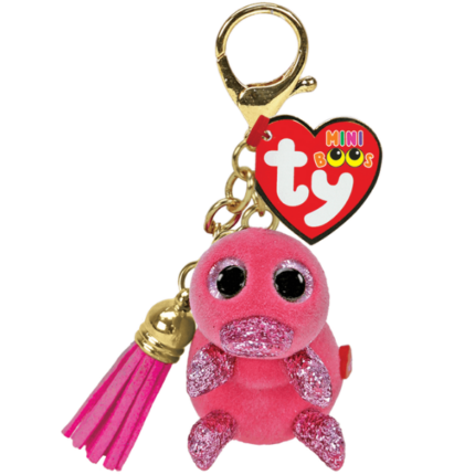 Ornitorinc roz Wilma  10 cm (Mini boo clip) Wilma, ornitorincul roz, este un prieten ciudat și distractiv, perfect de avut alături. Cu aspectul său fermecător și culoarea roz moale, Wilma este mereu gata de o mică aventură. Prinde acest ornitorinc jucăuș cu tine și adu puțină magie oriunde mergi! 	Pictată manual și acoperită cu culori vibrante mate, fluorescente și irizante 	Accente texturate Super Sparkle și ochi sclipitori Beanie Boo 	Include inimioara oficială Ty cu data nașterii 	Recomandat doar pentru curățare la suprafațăZiua de naștere: 25 aprilie