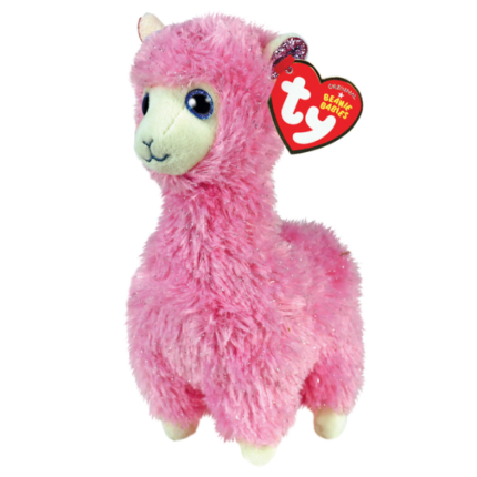 Lama roz Lana 15 cm (Beanie Bellies)