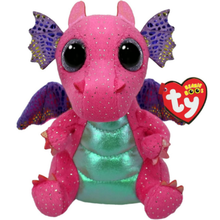 Dragonul roz Spitfire 15 cm (Beanie Boos)