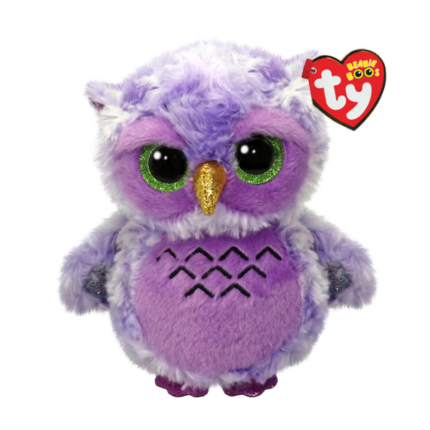 Фиолетовая сова Owlivia 15 см (Beanie Boos)