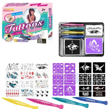 Set pentru crearea tatuajelor lavabile