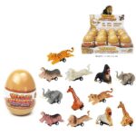 Ou cu surpriză „Animale sălbatice cu inerție” Colectați întreaga colecție de animale colorate și interesante!Fiecare animal are dimensiunea 10 cm și mecanism cu inerție, cu tragere înapoi.Este interesant să te joci cu ele și să înveți mai multe despre fiecare specie.12 specii diferite sunt ascunse, alege un ou și vezi care este animalul tău.