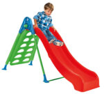 Topogan CLIMBER Tobogan Climber - PilsanSezonul distractiei a inceput! In gradina sau in casa, toboganul este in centrul atentiei!Caracteristici: Sarcina maxima 35 kg Asamblare usoara Asigura distractie si siguranta Platforma de catarare Aspect elegant si design ergonomicEste fabricat din plastic de inalta calitate, tratat pentru rezistenta la UV.Poate fi utilizat atat la exterior cat si in interior.Asamblarea trebuie efectuata exclusiv de catre un adult. Inainte de montare, produsul se pastreaza departe de copil, deoarece poate fi ranit de componentele mai grele sau ascutite. Inainte de folosire, asigurati-va ca este corect asamblat.Varsta recomandata : 3ani+Dimensiuni: 76 cm x 199.5 cm x 107 cm inaltime