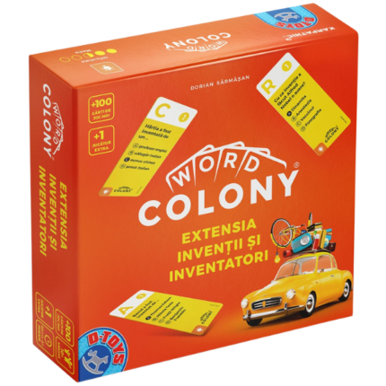 Joc de societate "Word Colony - Invenții și inventatori", rom.